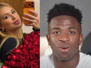 Virginia comemora 1 mês de namoro com Vini Jr. e ganha surpresa