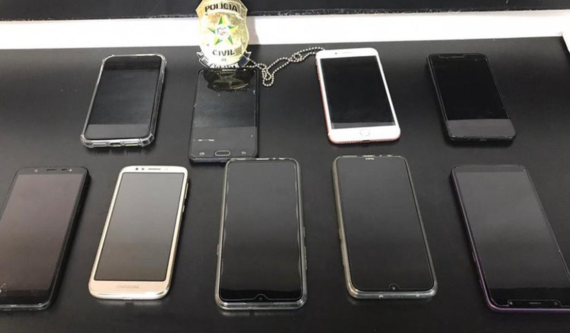 Polícia Civil recupera 40 celulares roubados em seis meses no Pilar