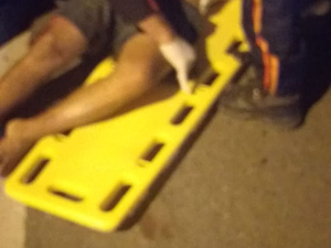 Homem sofre acidente em frente ao DER de Arapiraca