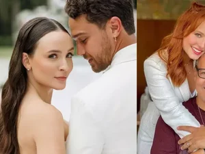 Pai de Larissa Manoela faz publicação após casamento da filha