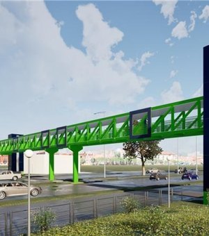 Passarela do Canaã, em Maceió, tem nova etapa de montagem neste sábado (29)