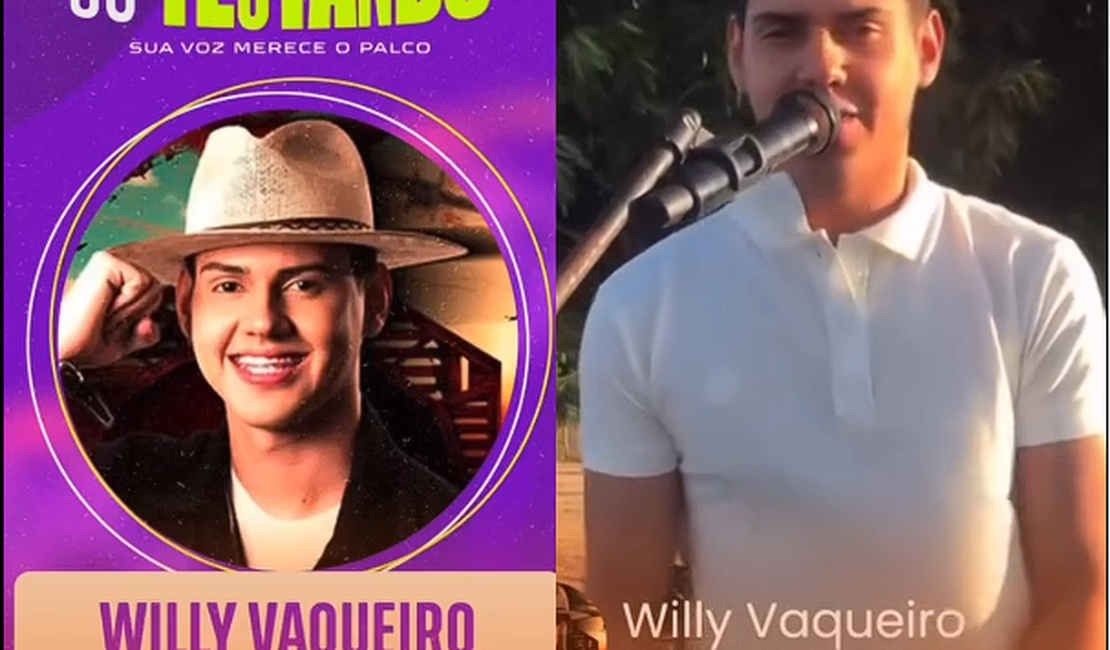 Arapiraquense Willy Vaqueiro é selecionado para participar de programa musical em Fortaleza