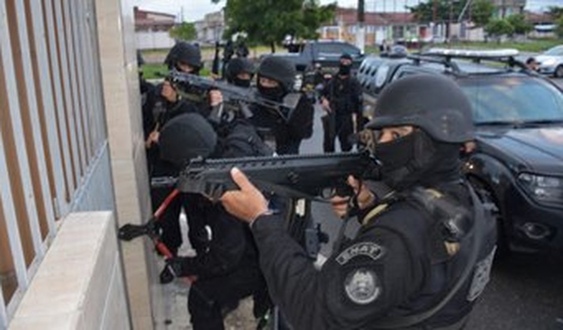Operação integrada combate o tráfico de drogas em bairros de Maceió