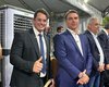 Gunnar Nunes recepciona Flávio Bolsonaro em celebração dos 111 anos da ADAL