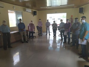 Vereadores de Messias se reúnem para discutir medidas de prevenção ao coronavírus