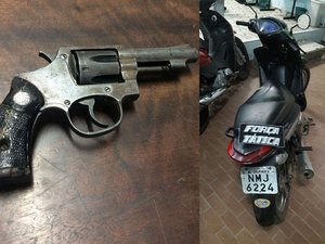 Polícia prende suspeitos, recupera veículos roubados e apreende arma de fogo