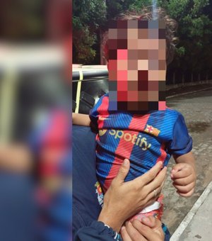Criança de três anos é encontrada sozinha durante a madrugada em Girau do Ponciano