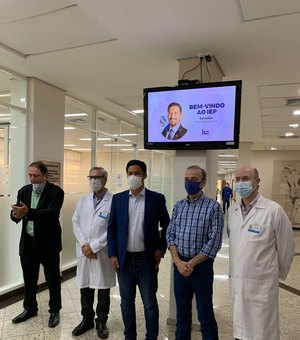 Rodrigo Cunha visita Hospital de Barretos e anuncia avanço das obras do Hospital de Amor de Arapiraca
