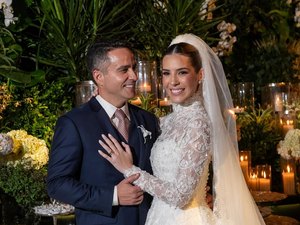 Veja imagens do casamento do governador Paulo Dantas com Júlia Britto