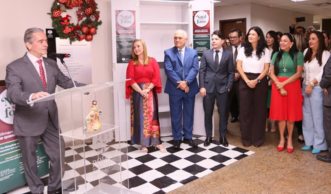 TJAL inicia campanha 'Natal sem Fome' em favor de famílias vulneráveis