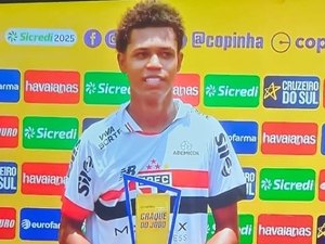 Jovem atleta de Piranhas-AL brilha na final da Copinha e garante título para o São Paulo