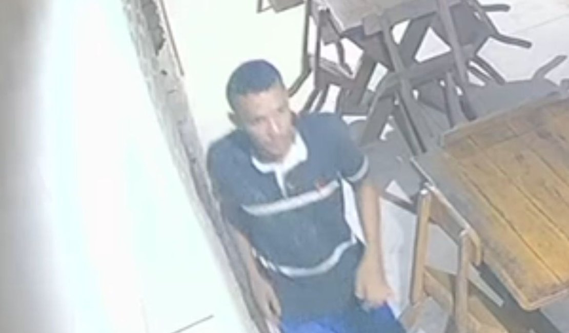 [Vídeo] Homem invade restaurante e comete furto em São Luís do Quitunde