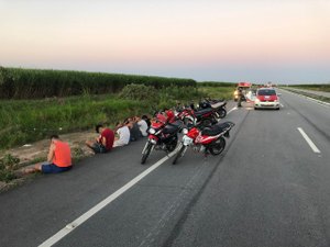 Oito motos são apreendidas em operação contra rachas na AL-105