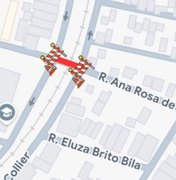Interdição para obras do VLT é alterada e começa nesta quarta em Arapiraca