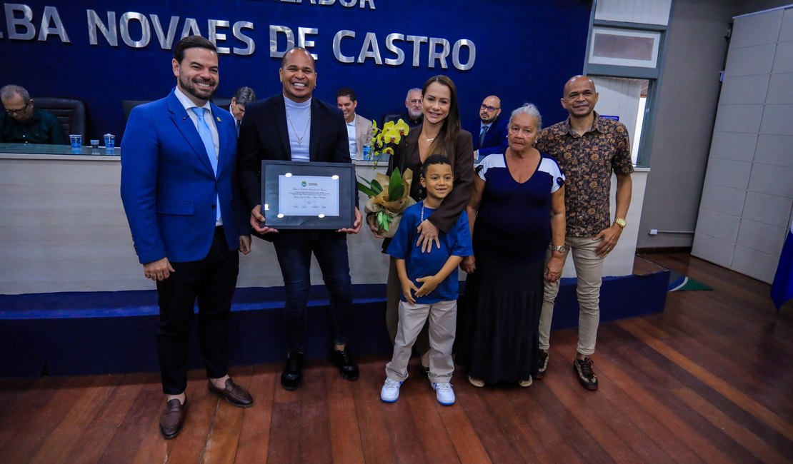 Câmara Municipal homenageia legado de Aloísio Chulapa por sua trajetória no futebol