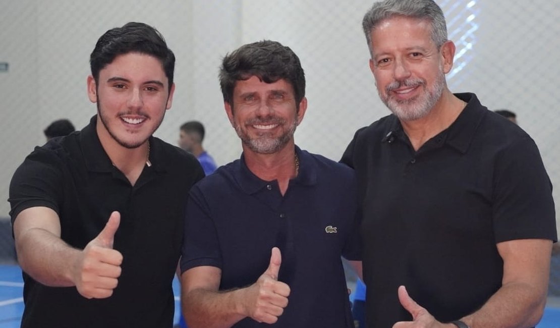Arthur Lira e Álvaro Lira prestigiam inauguração de ginásio e reforçam compromisso com União dos Palmares