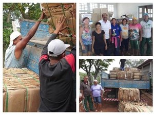 Associação de Catadores de Arapiraca vende 11 toneladas de papelão