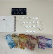 Suspeito de envolvimento com homicídios é preso com drogas em Santana do Ipanema