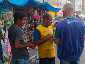 Prefeitura de Arapiraca inicia cadastramento de ambulantes que atuam no Parque Ceci Cunha