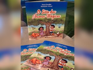 Livro infantil “O Sítio das Árvores Mágicas” será lançado na Bienal Internacional do Livro de Alagoas