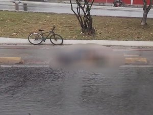 Acidente de moto deixa mulher ferida e homem morto na entrada do Eustáquio Gomes