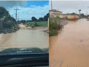 [Vídeo] Moradores denunciam esgoto a céu aberto em estrada da zona rural de Arapiraca