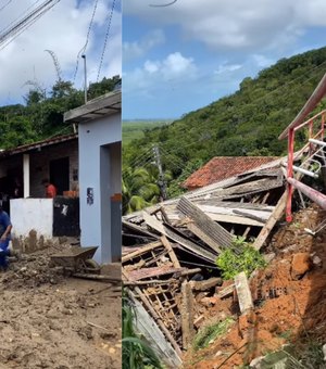 Chuvas provocam estragos e deixam famílias desabrigadas em Coqueiro Seco