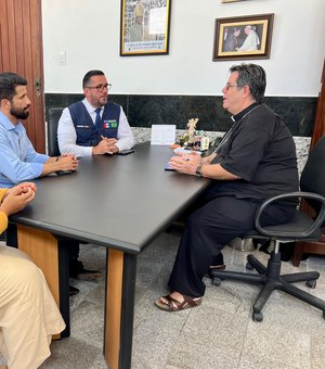 Deputado e vereador visitam Arquidiocese de Maceió e discutem ações sociais