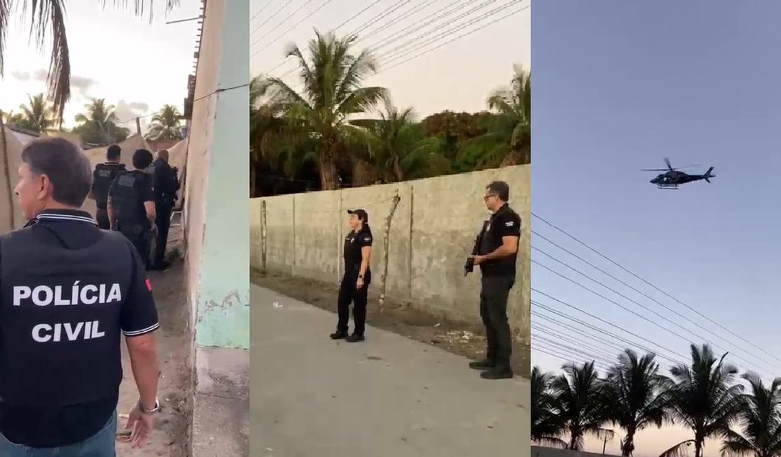 Operação contra o tráfico cumpre 10 mandados e prende foragido em Boca da Mata