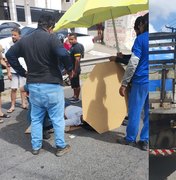 Adolescente é atropelado ao tentar atravessar fora da faixa na Avenida Menino Marcelo