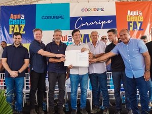 Arthur Lira e Marcelo Beltrão reforçam parceria em obras de pavimentação, em Coruripe