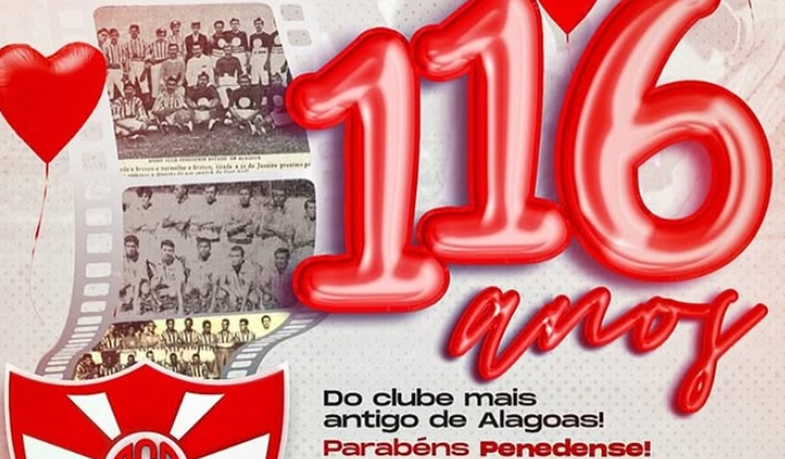 Sport Club Penedense comemora 116 anos de fundação nesta sexta (03)