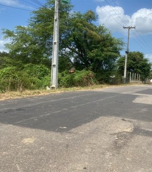 DER recupera trecho da AL-115, entre Porto Real do Colégio e São Brás