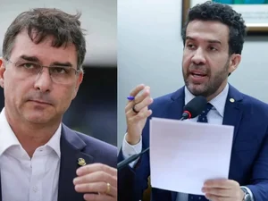 Flávio convida ex-mulher de Janones a debate para barrar deputado; entenda