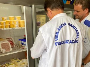 Vigilância Sanitária apreende 550 kg de alimentos no fim de semana