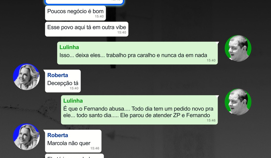 PF acha mensagens de Roberta Luchsinger com Lulinha: ‘Nosso futuro é Suiça’