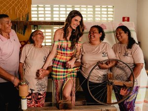 Marina Candia destaca tradição da tecelagem em Delmiro Gouveia