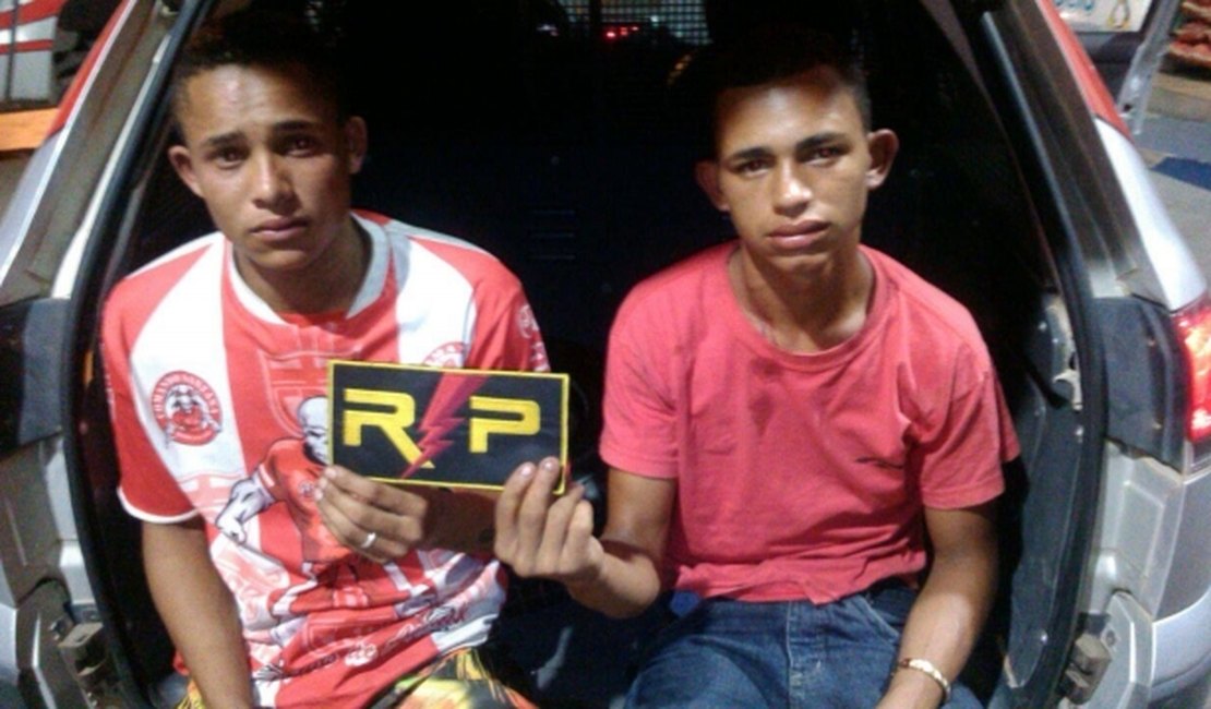 Jovens são presos portando arma de fogo em Arapiraca