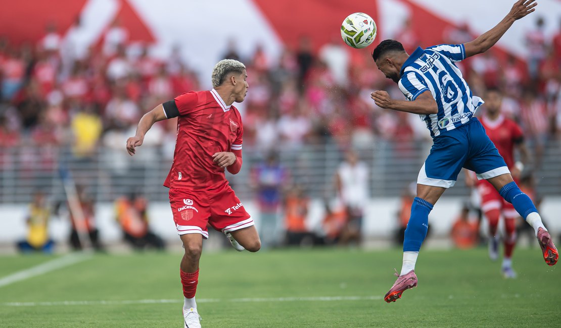 CSA x CRB: Clássico das Multidões termina em empate no Campeonato Alagoano
