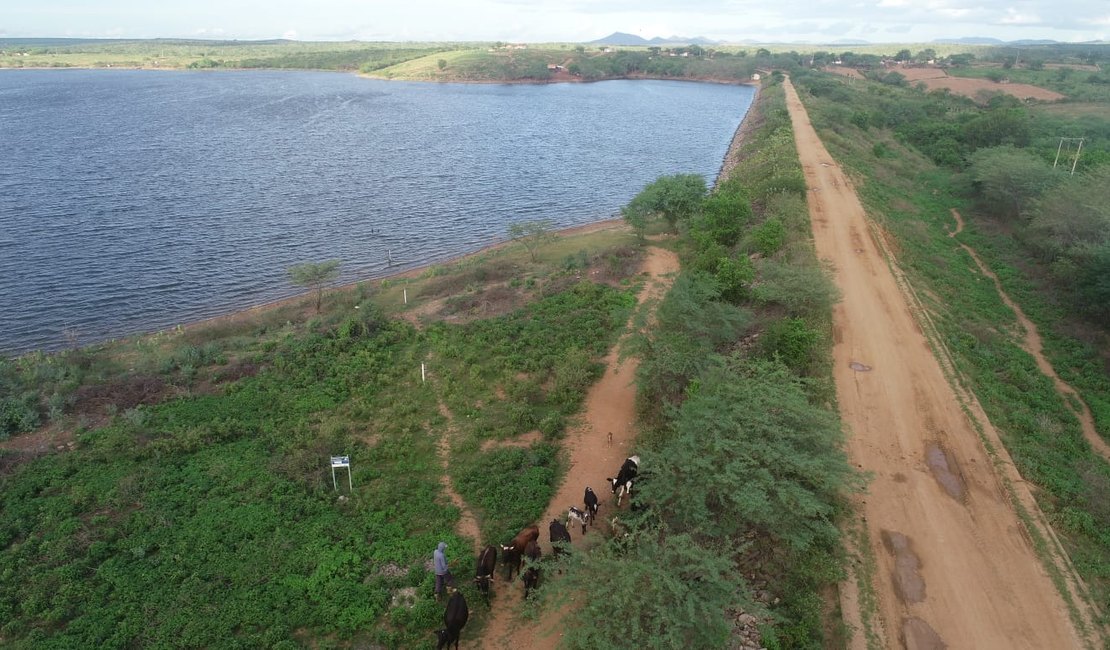 FPI constata situação de abandono e falta de manutenção da maior barragem de Alagoas