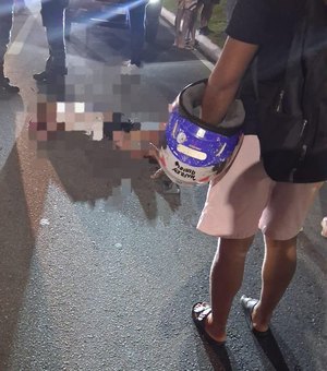 Idoso morre atropelado por carro na Avenida Fernandes Lima, em Maceió