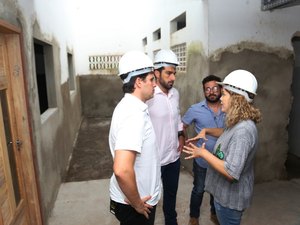 Obras da Manutenção Predial da Escola Municipal Edival Lemos estão avançadas