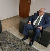 Rogério Teófilo assegura parceria com o presidente do TJ/AL