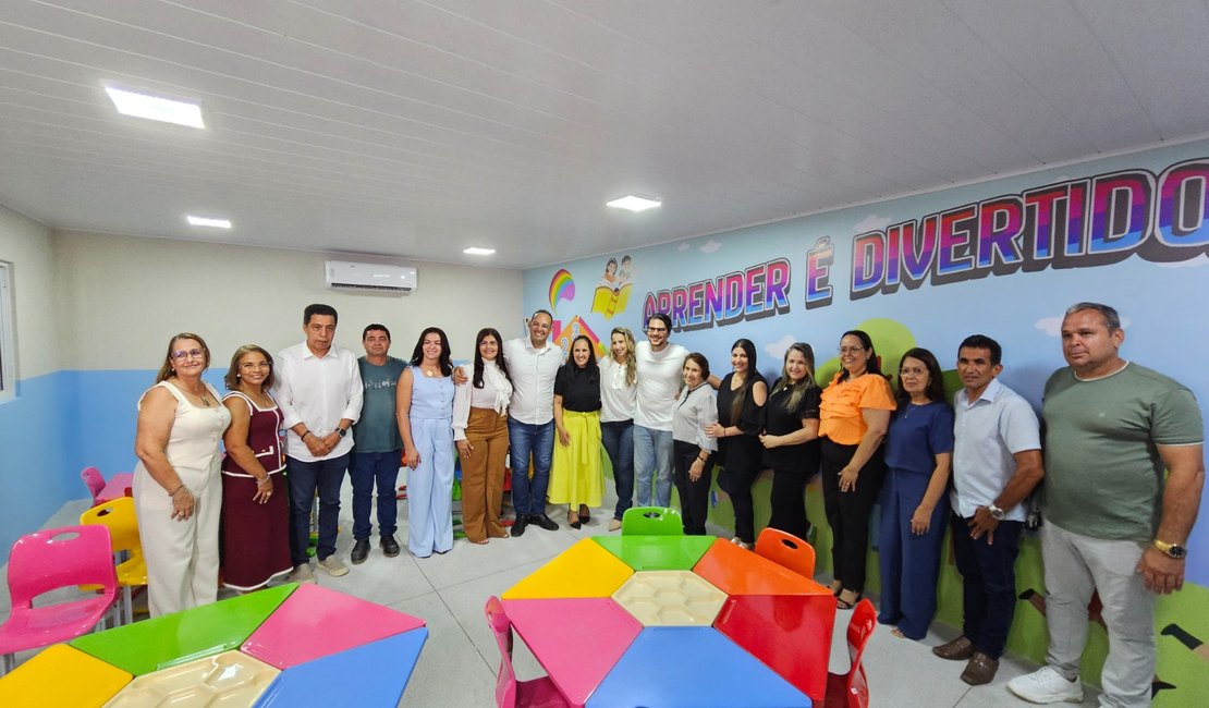Prefeito Eduardo Bulhões amplia estrutura escolar e garante mais qualidade para crianças da Creche Municipal Santa Quitéria