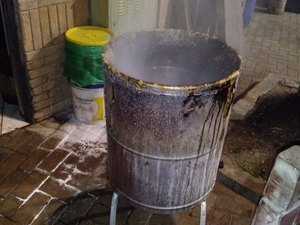 Incêndio é registrado em barraca na Orla de Maceió 