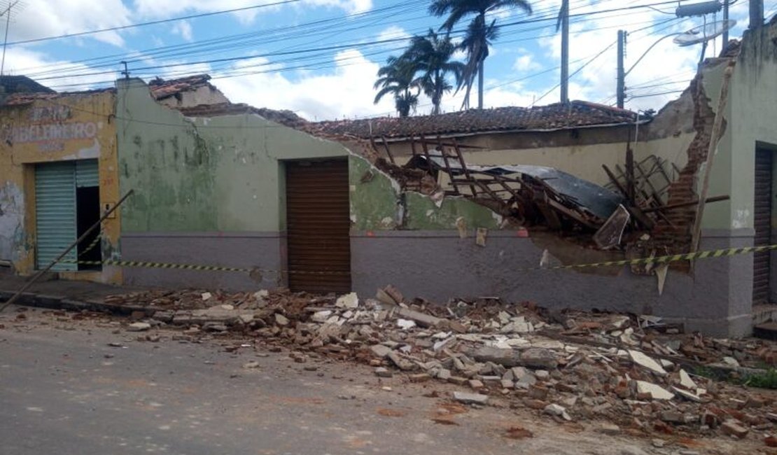 Defesa Civil esclarece sobre bar que desabou em Palmeira dos Índios