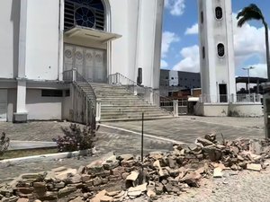 Concatedral de Arapiraca inicia reforma e desmente boatos sobre construção de comércios
