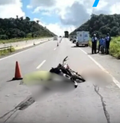 Motociclista morre em grave acidente na rodovia AL-220, em Campo Alegre