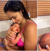 Bruna Biancardi mostra primeiro banho de banheira de Mavie: 'Minha vida todinha'