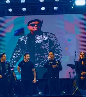 Cavaleiros do Forró homenageia Neto Araújo durante show após morte do cantor